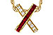 G301-90572: NECKLACE .53 TW RUBY .70 TGW