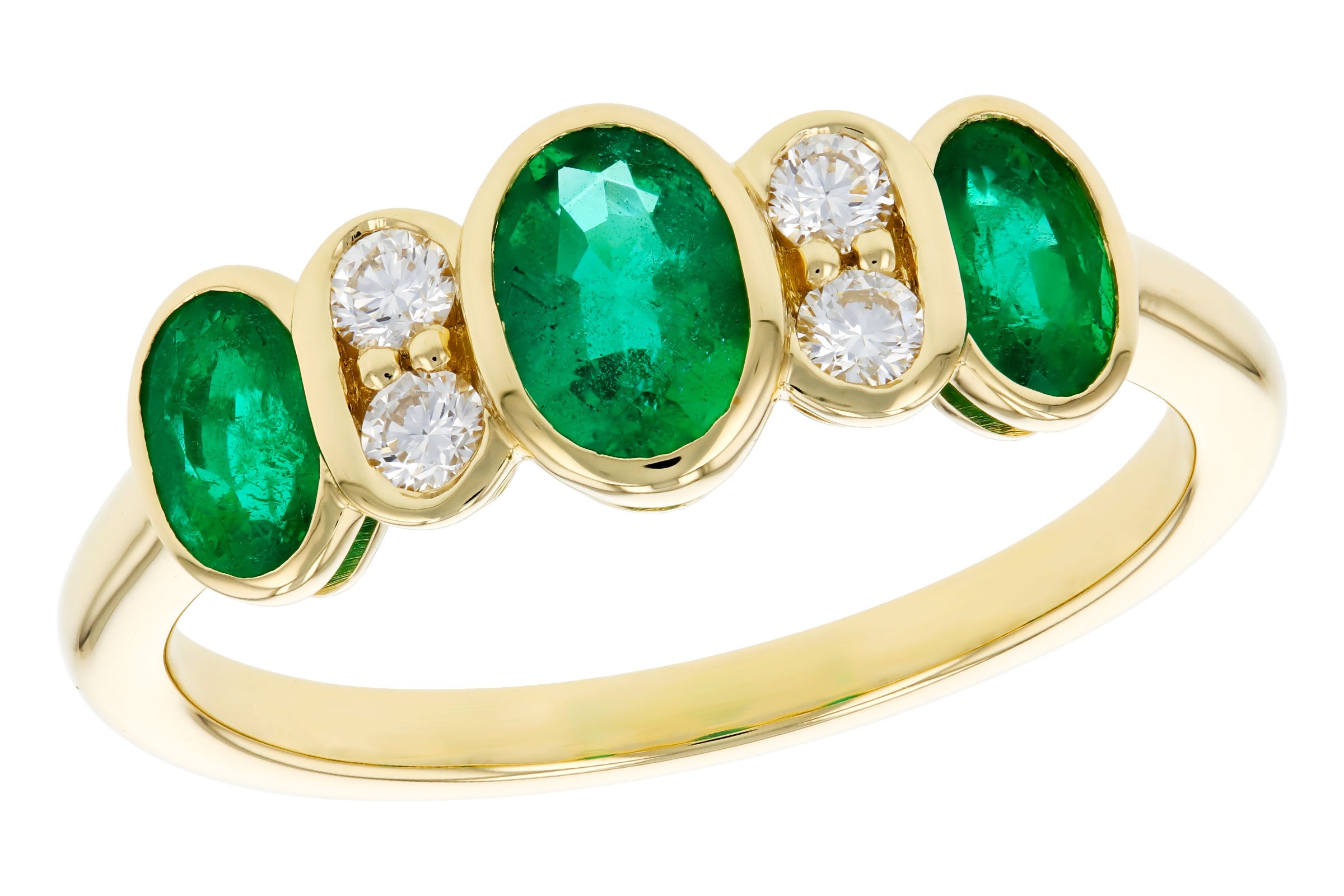 G302-76035: LDS RG .90 TW EMERALD 1.05 TGW