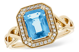 H214-57835: LDS RG 1.77 BLUE TOPAZ 1.88 TGW