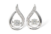 H215-46990: EARRINGS .37 TW