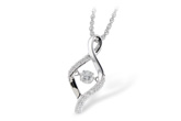H215-47826: NECKLACE .33 TW