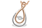 H215-51517: NECKLACE .14 TW