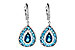 H217-31526: EARR 3.15 TW BLUE TOPAZ 3.32 TGW