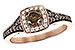 H217-32435: LDS RG .40 BROWN DIA CTR .70 TW