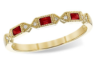 H300-03353: LDS WED RG .12 RUBY .14 TGW