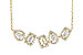 H300-04208: NECK .15 TW BAGUETTES .55 TW (18 INCHES)