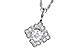 H300-04253: NECKLACE .15 BR .25 TW