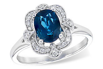 H300-06944: LDS RG 1.35 LONDON BLUE TOPAZ 1.50 TGW