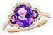 H300-92390: LDS RG 2.44 TW AMETHYST 2.60 TGW