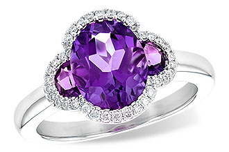 H300-92390: LDS RG 2.44 TW AMETHYST 2.60 TGW
