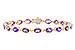 H300-93344: BRACELET 6.86 TW AMETHYST 6.90 TGW