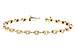 H300-96044: BRACELET .90 TW BAGUETTE