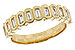 H301-83281: LDS WED RG .30 TW BAGUETTES