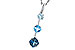 H301-83344: NECK 1.87 TW BLUE TOPAZ 1.90 TGW