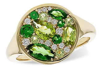 H301-86026: LDS RG 1.34 TW SEMI-PRECIOUS (TSAV, PER) 1.50 TGW