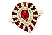 H301-86081: LDS RG 2.05 TW RUBY 2.29 TGW (7x5MM PS)