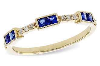 H301-86090: LDS WED RG .36 SAPPHIRE .43 TGW