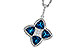 H301-86926: NECKLACE 2.79 LONDON BLUE TOPAZ 2.85 TGW