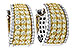 H301-86990: EARRINGS 1.52 YELLOW DIAS 1.96 TW
