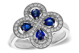 H301-87872: LDS RG .68 TW SAPPHIRE .96 TGW