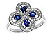 H301-87872: LDS RG .68 TW SAPPHIRE .96 TGW