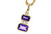 H301-90581: NECK .72 TW AMETHYST .75 TGW