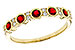 H301-90608: LDS WED RG .33 TW RUBY .45 TGW