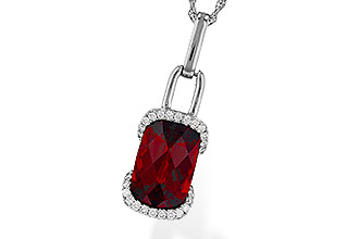 H302-73308: NECK 4.30 GARNET 4.45 TGW (12x8MM GAR)