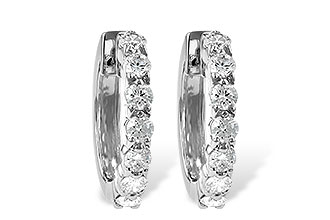K212-76026: EARRINGS 1.00 CT TW