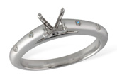 K214-57881: LDS SEMI DIA RG .07 TW