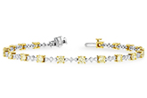 K215-51544: BRACELET 2.80 YELLOW DIA 4.01 TW