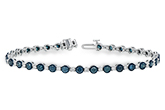 K215-54190: BRACELET 2.35 BLUE DIA 3.17 TW