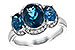K216-43299: LDS RG 4.20 BLUE TOPAZ 4.33 TGW