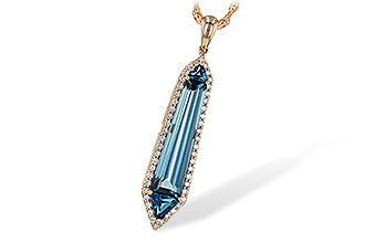 K217-27881: NECK 3.47 LONDON BLUE TOPAZ 3.70 TGW