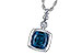 K217-30562: NECK 1.50 LONDON BLUE TOPAZ 1.54 TGW