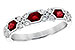 K300-04199: LDS WED RG .74 RUBY 1.00 TGW (4x3MM RUBY)