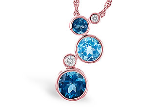K300-06990: NECK 2.30 BLUE TOPAZ 2.40 TGW