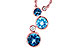 K300-06990: NECK 2.30 BLUE TOPAZ 2.40 TGW