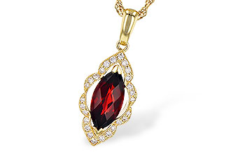 K300-07835: NECK 1.25 GARNET 1.36 TGW