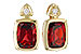 K300-95162: EARR 1.90 TW GARNET 1.94 TGW (7x5MM GAR)