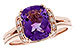 K300-97862: LDS RG 2.33 AMETHYST 2.42 TGW (10x8MM AMY)