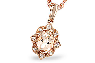 K300-97908: NECK .62 MORGANITE .70 TGW (7x5MM MORG)