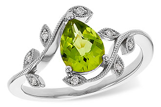 K301-84253: LDS RG 1.16 PERIDOT 1.22 TGW (8x6MM PER)