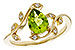 K301-84253: LDS RG 1.16 PERIDOT 1.22 TGW (8x6MM PER)