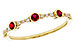 K301-85144: LDS WED RG .15 RUBY .24 TGW