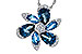 K301-86035: NECKLACE 3.03 BLUE TOPAZ 3.22 TGW