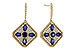 K301-86935: EARRINGS 1.03 TW SAPPHIRE 1.46 TGW