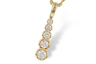 K301-87862: NECKLACE .50 TW