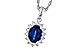 K301-89726: NECKLACE .85 SAPPHIRE 1.07 TGW (7x5MM SAPP)