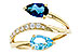 K302-73308: LDS RG 3.56 TW BLUE TOPAZ 3.70 TGW (8x5MM BT)